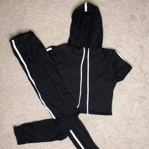 2 Piece/Crop Top and Legging Set